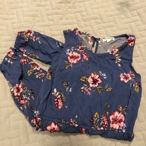 NWOT Girls Eyeshadow Sleeveless Blue Jumpsuit